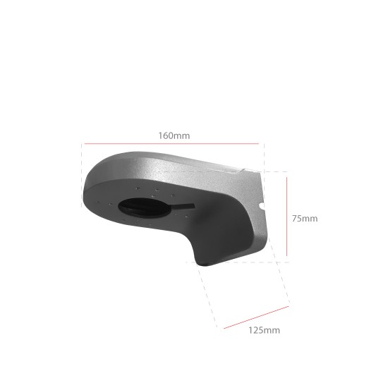 CCTV Camera Wall Bracket 2 (Grey)